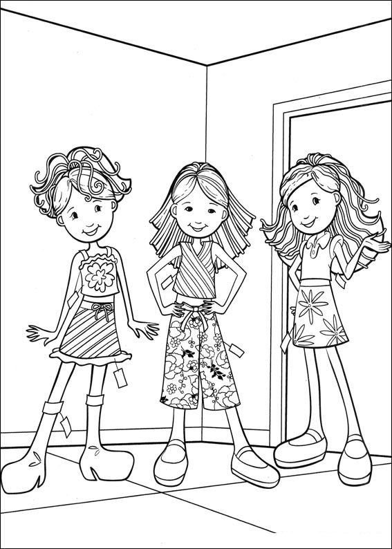65 coloring pages of Groovy Girls